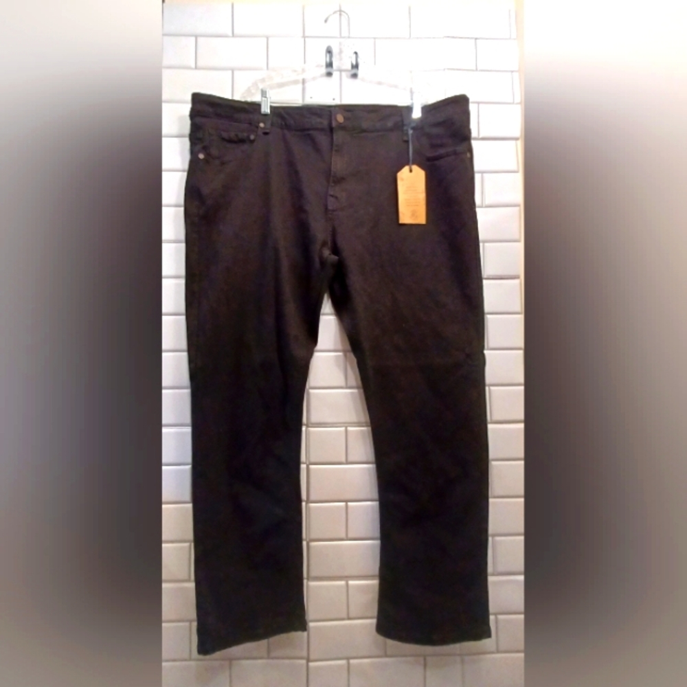 ACROSS THE POND Black Slim Jeans 44X30